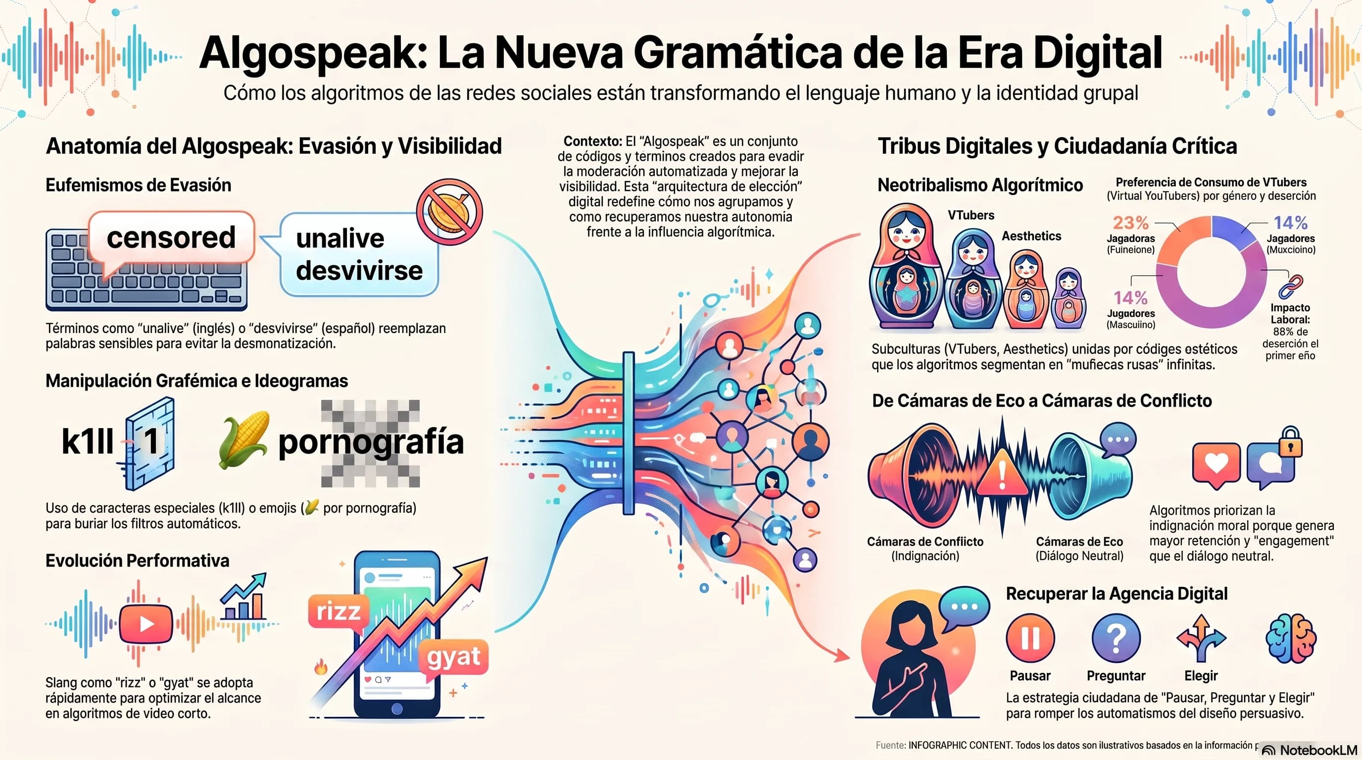 Infografía de Subculturas digitales